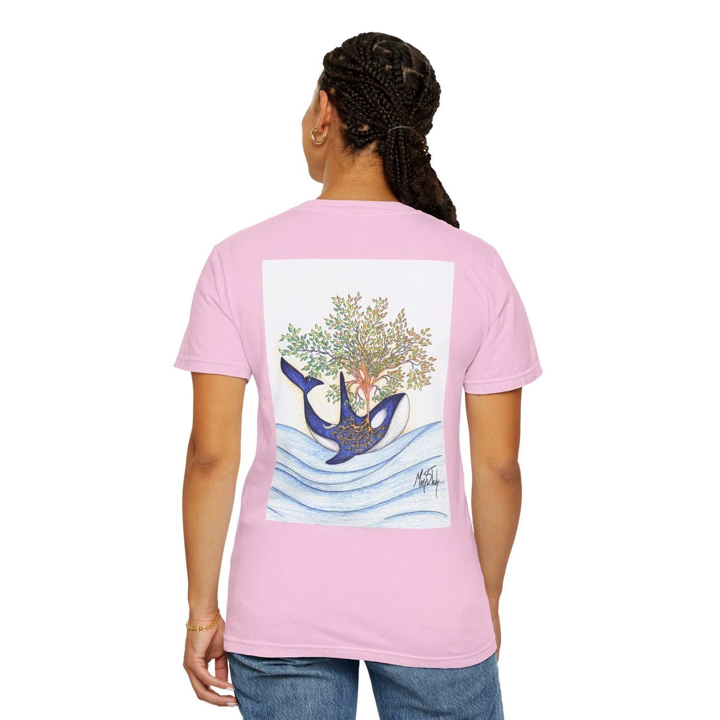 Truly PNW - Orca Spouting Tree of Life T-shirt