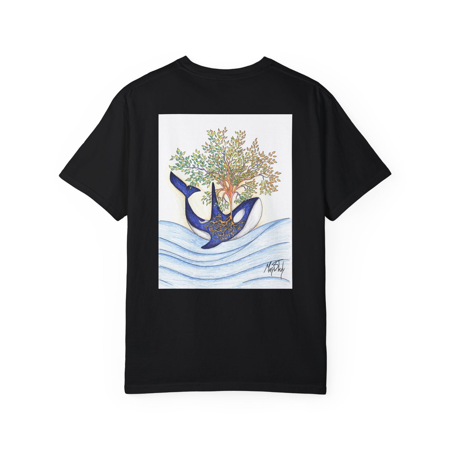 Truly PNW - Orca Spouting Tree of Life T-shirt