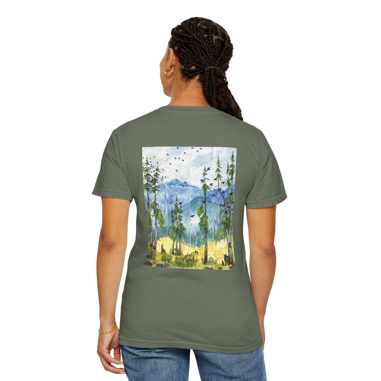 Truly PNW - Pacific Northwest Animals, Unisex Garment-Dyed T-shirt