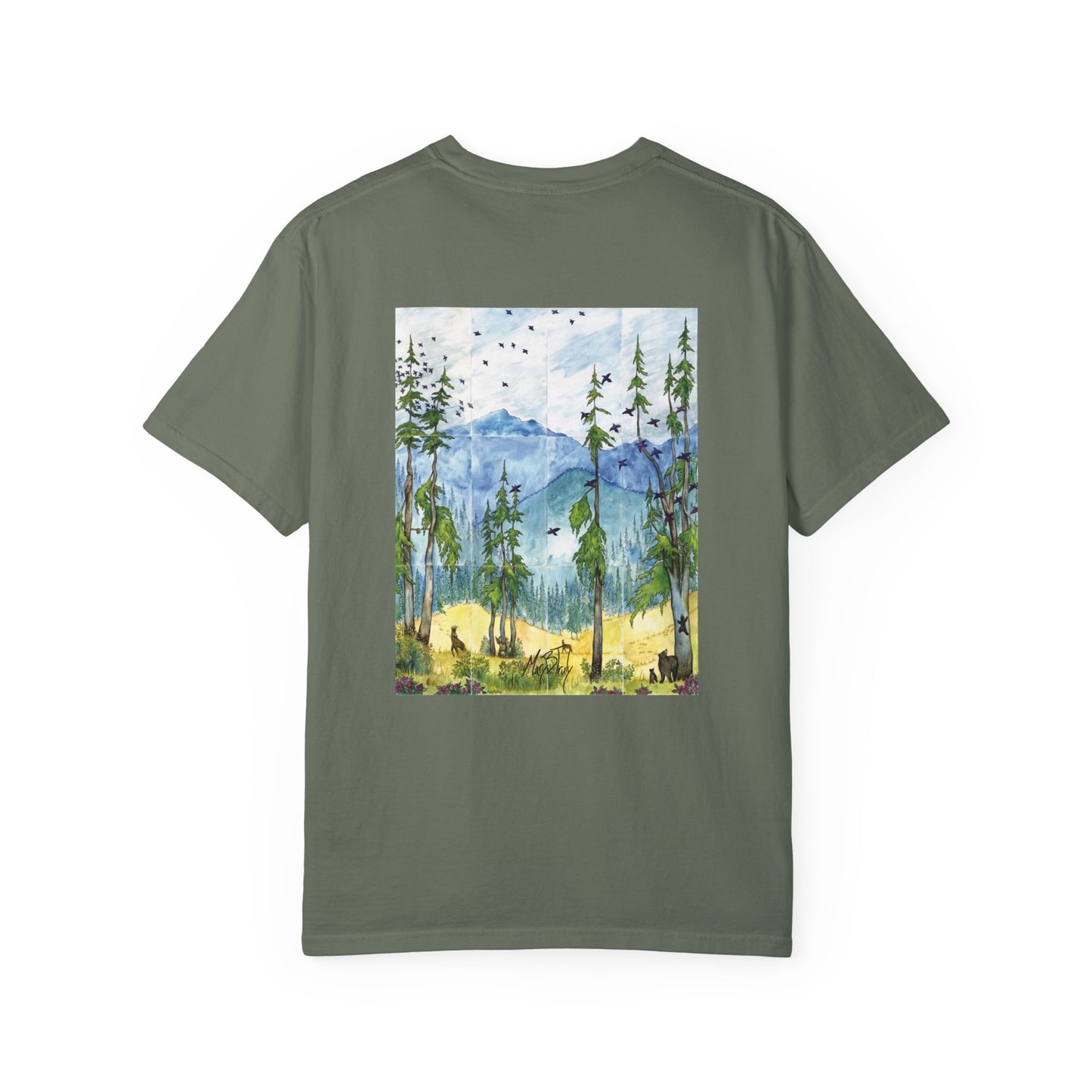 Truly PNW - Pacific Northwest Animals, Unisex Garment-Dyed T-shirt