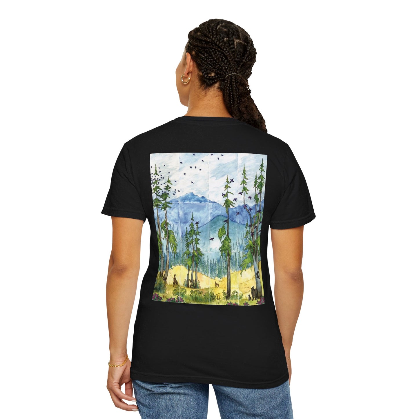 Truly PNW - Pacific Northwest Animals, Unisex Garment-Dyed T-shirt